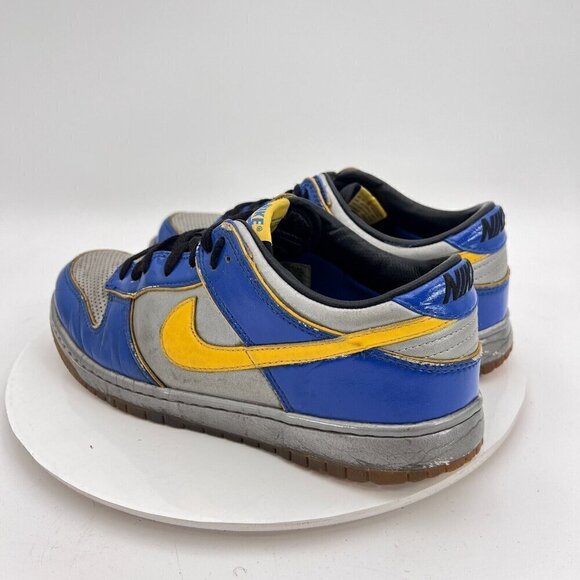Nike Dunk Low Supreme Ronaldo R9 Mercurial Men Size 9 318643-071 Blue Shoes - Picture 8 of 16